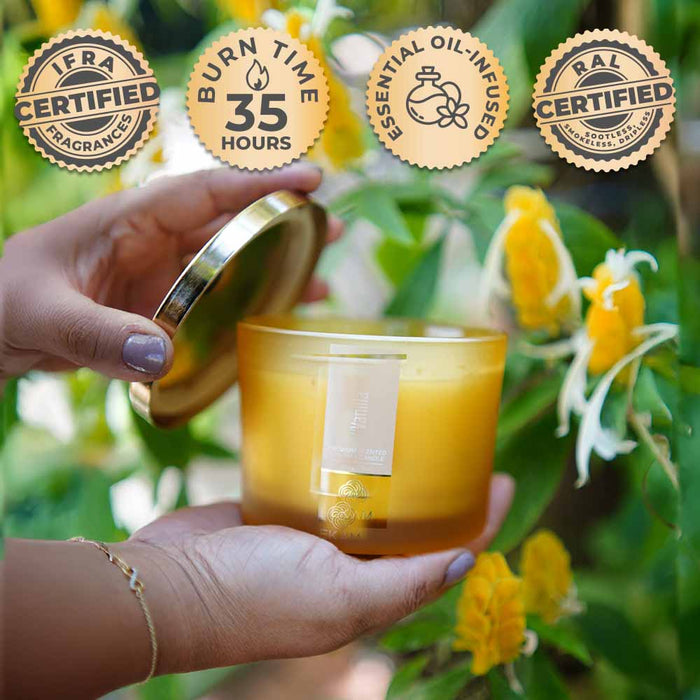 Ekam Vanilla 3-Wick Scented Candle