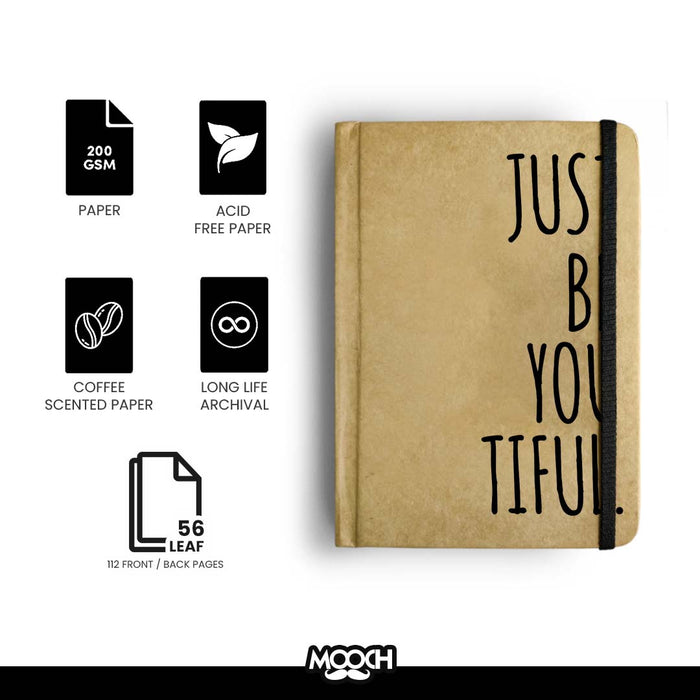 Mooch Handmade Diary “Just Be You-Tiful” – A5