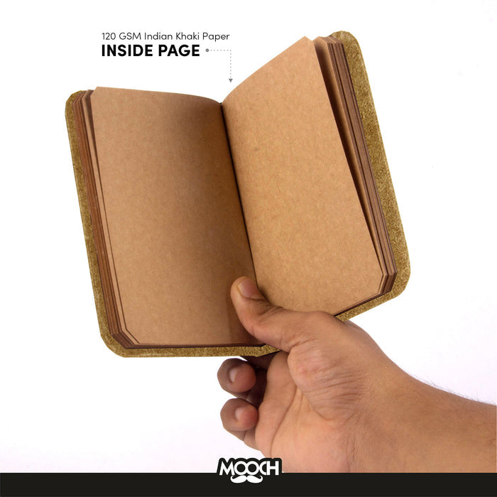 MOOCH – "Just Be You" A6 Plain Diary | Indian Khaki