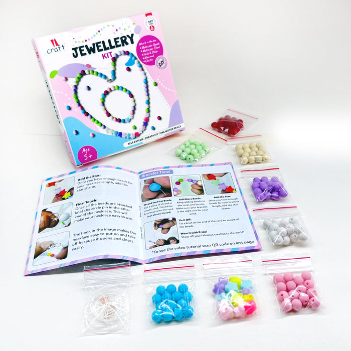 iCraft DIY Jewellery Making Kit for Kids