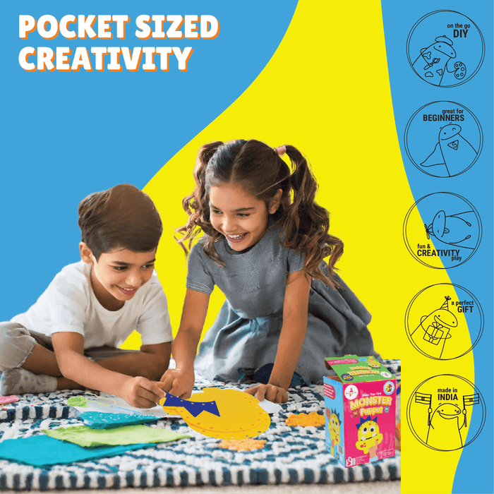 Kalakaram DIY Monster Puppet Sewing Kit