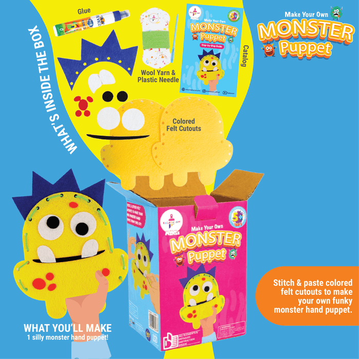 Kalakaram DIY Monster Puppet Sewing Kit