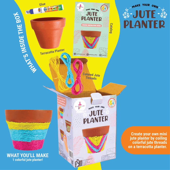 Kalakaram DIY Jute Planter Craft Kit