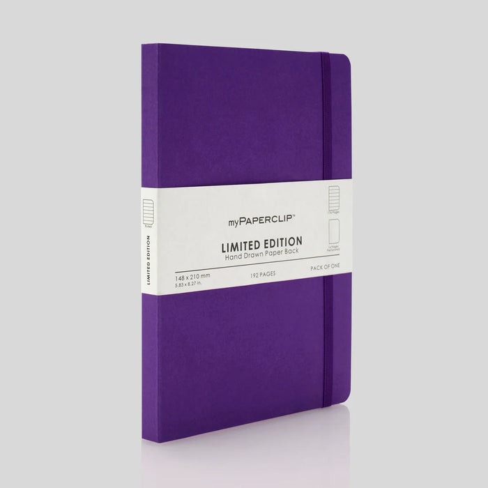 myPAPERCLIP Limited Edition Notebook - A5 (Plain) – Amethyst