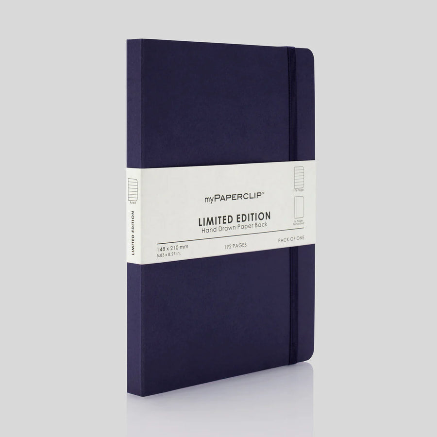 myPAPERCLIP Limited Edition Notebook - A5 (Plain) – Aubergine