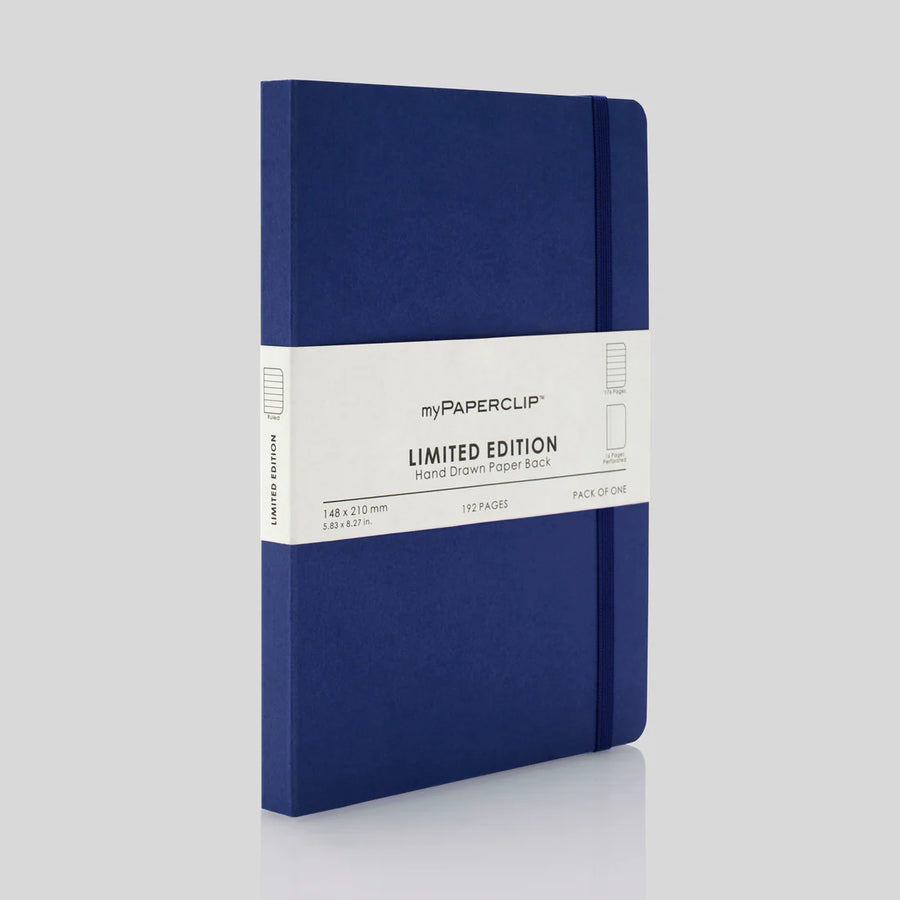 myPAPERCLIP Limited Edition Notebook - A5 (Plain) – Blue-Berry