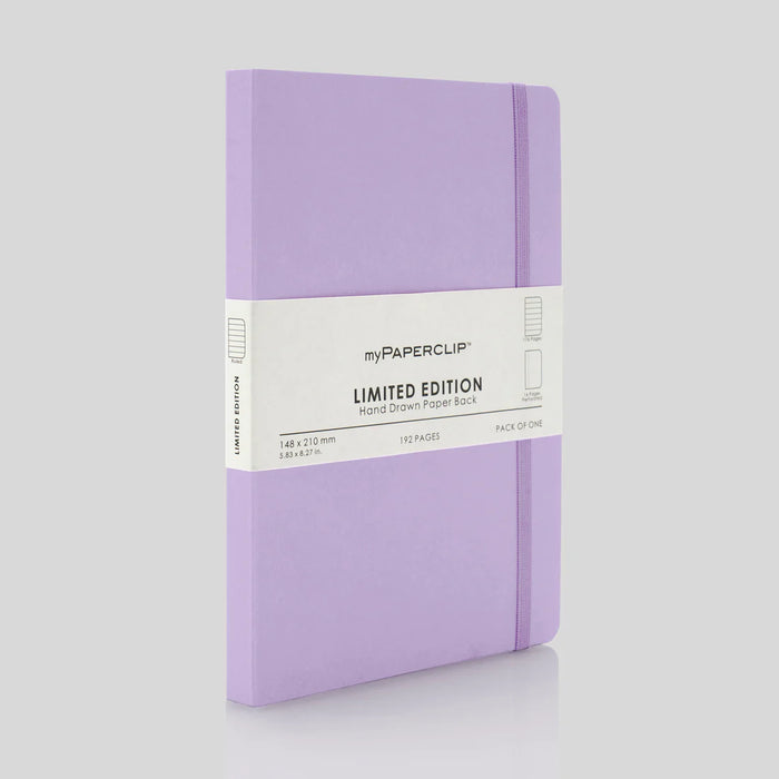 myPAPERCLIP Limited Edition Notebook - A5 (Checks) – Lilac
