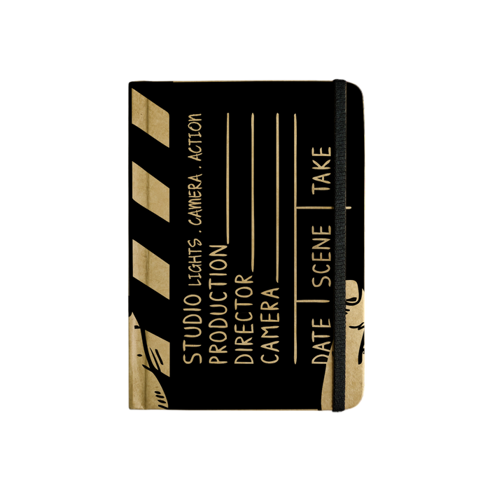 MOOCH – Lights Camera Action A5 Plain Diary | Buff Cartridge | 120 GSM