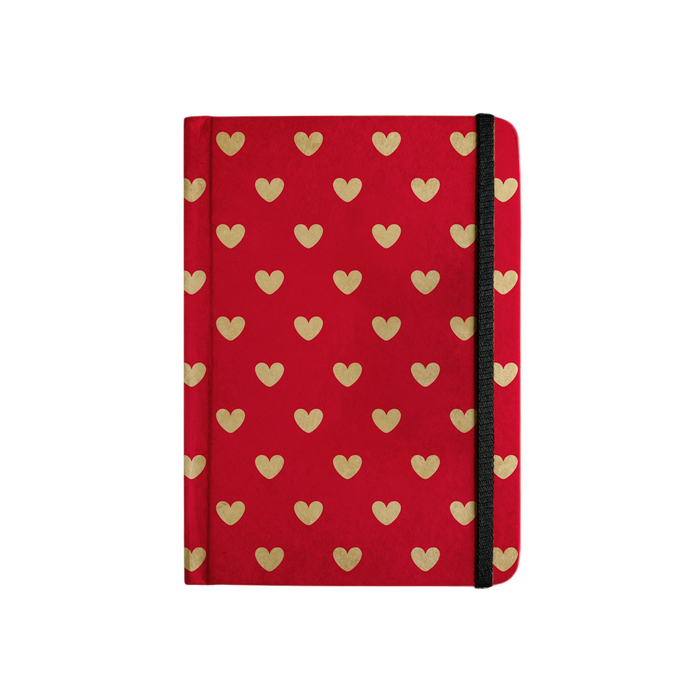MOOCH – Little Hearts A6 Plain Diary | Indian Khaki | 120 GSM