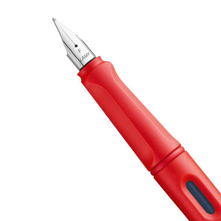 lamy-020-safari-fountain-pen-(F)-strawberry-nib-view
