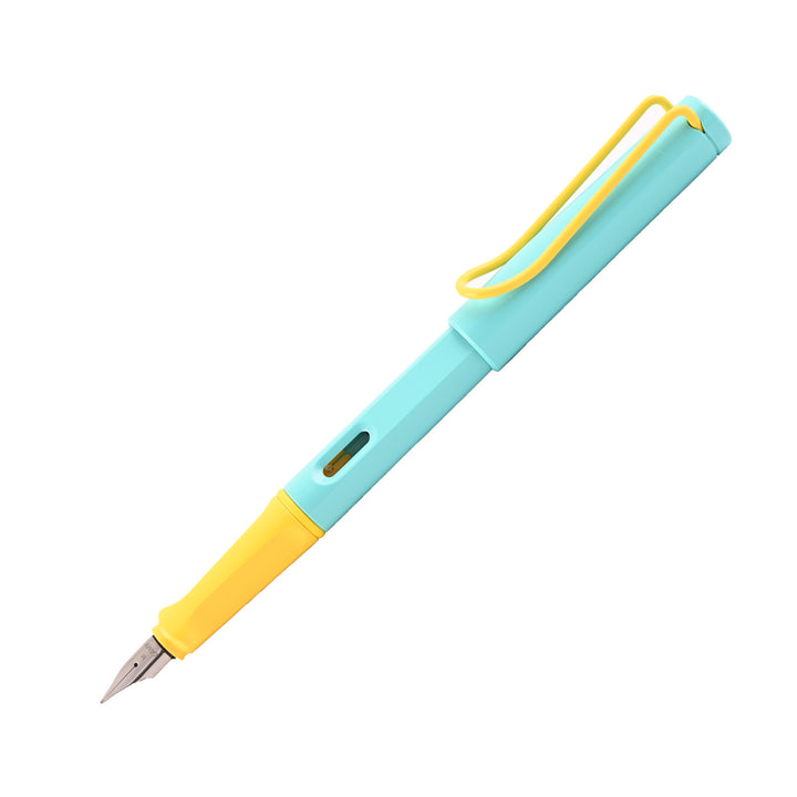 lamy-safari-fountain-pen-pina-colada-(M)-front-view