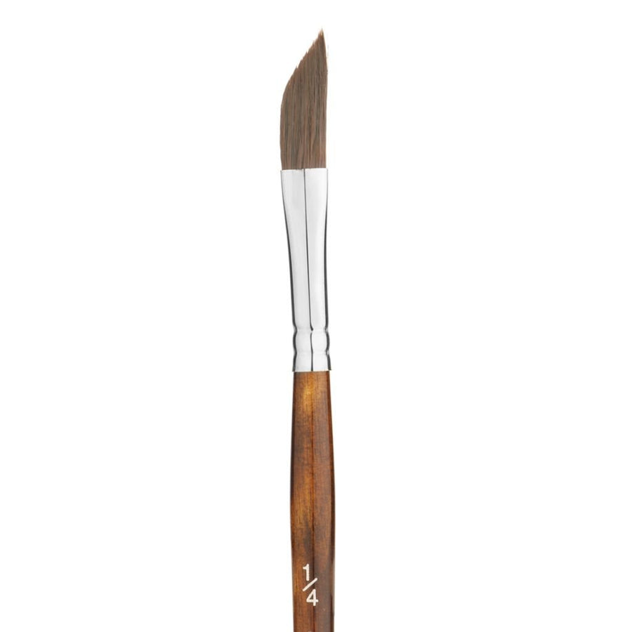 Art Essentials - Kazan Synthetic Squirrel Brush - 12045 Series - Dagger - Short Handle - Size 1/4"