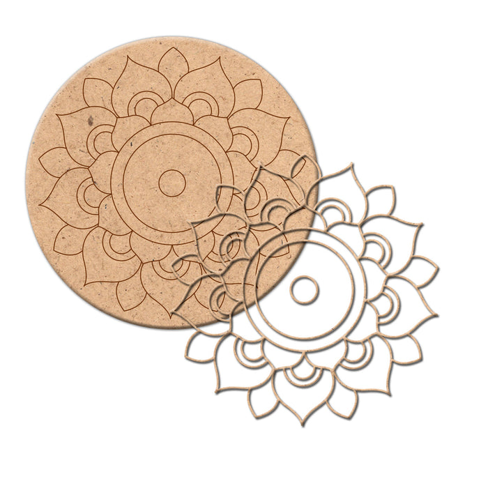 iCraft DIY Mandala Art Kit | Festive Home Decor for All Ages