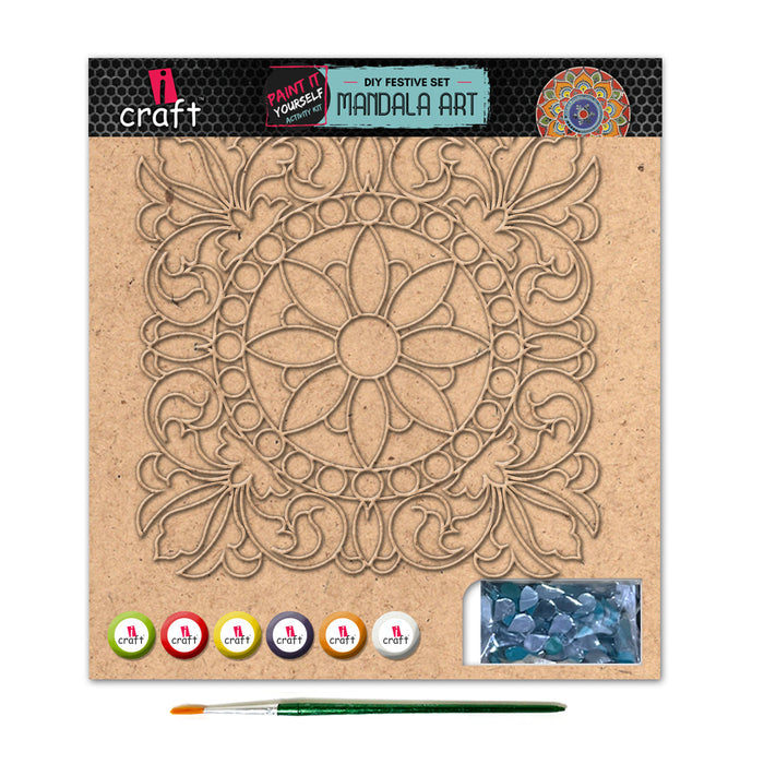 iCraft DIY Mandala Art Kit – MA008 | Festive Home Decor Activity