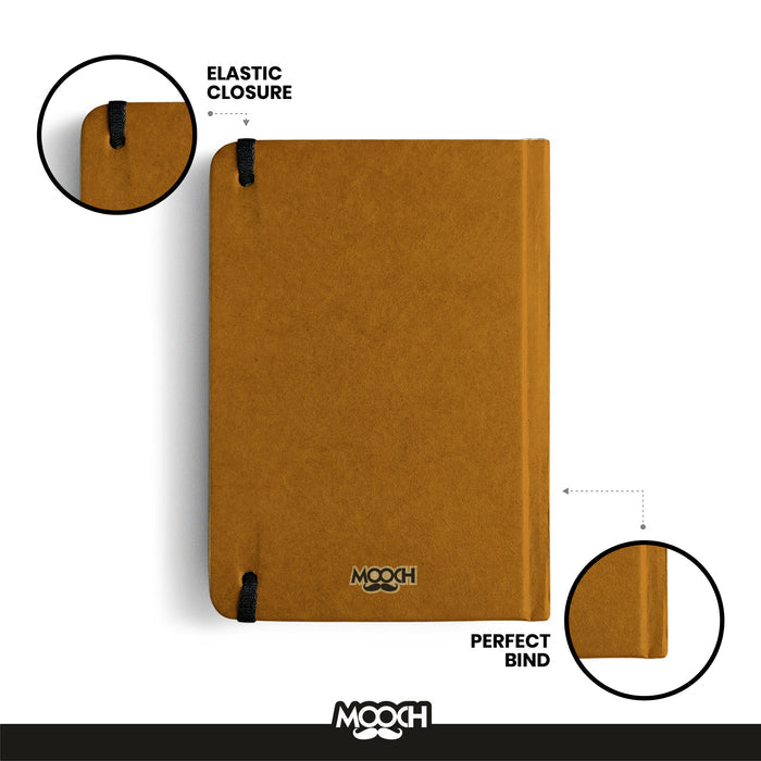 MOOCH – MAI DESIGNER HAI A5 Plain Diary | Buff Cartridge | 120 GSM