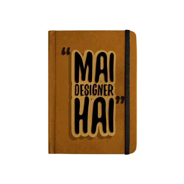 MOOCH – MAI DESIGNER HAI A5 Plain Diary | Buff Cartridge | 120 GSM