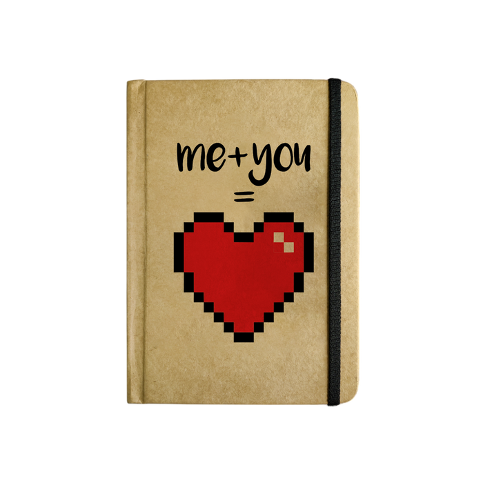 MOOCH – Me + You A5 Plain Diary | Buff Cartridge Paper | 120 GSM