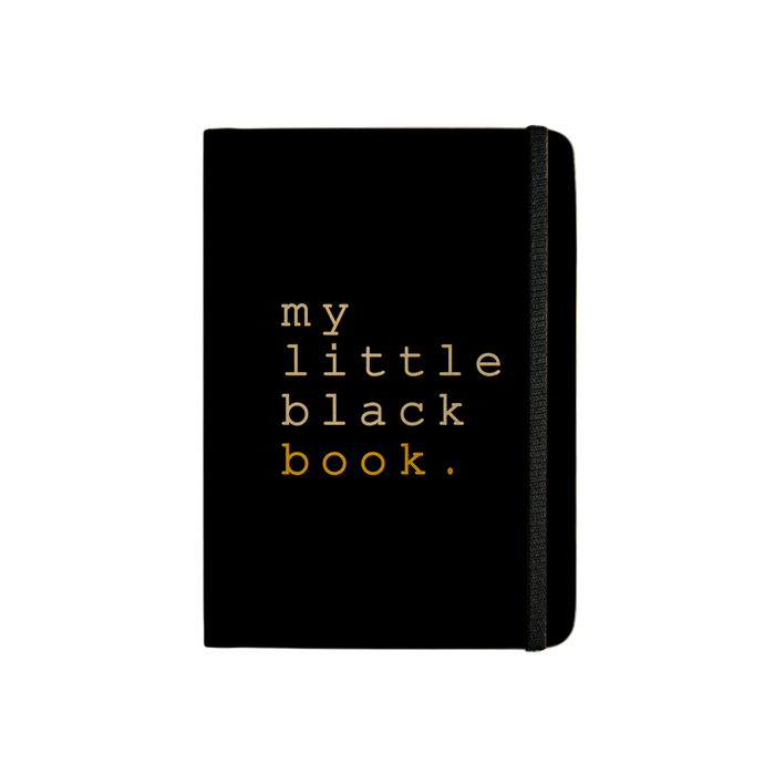 MOOCH – Little Black Book A5 Notebook | Buff Cartridge | 120 GSM