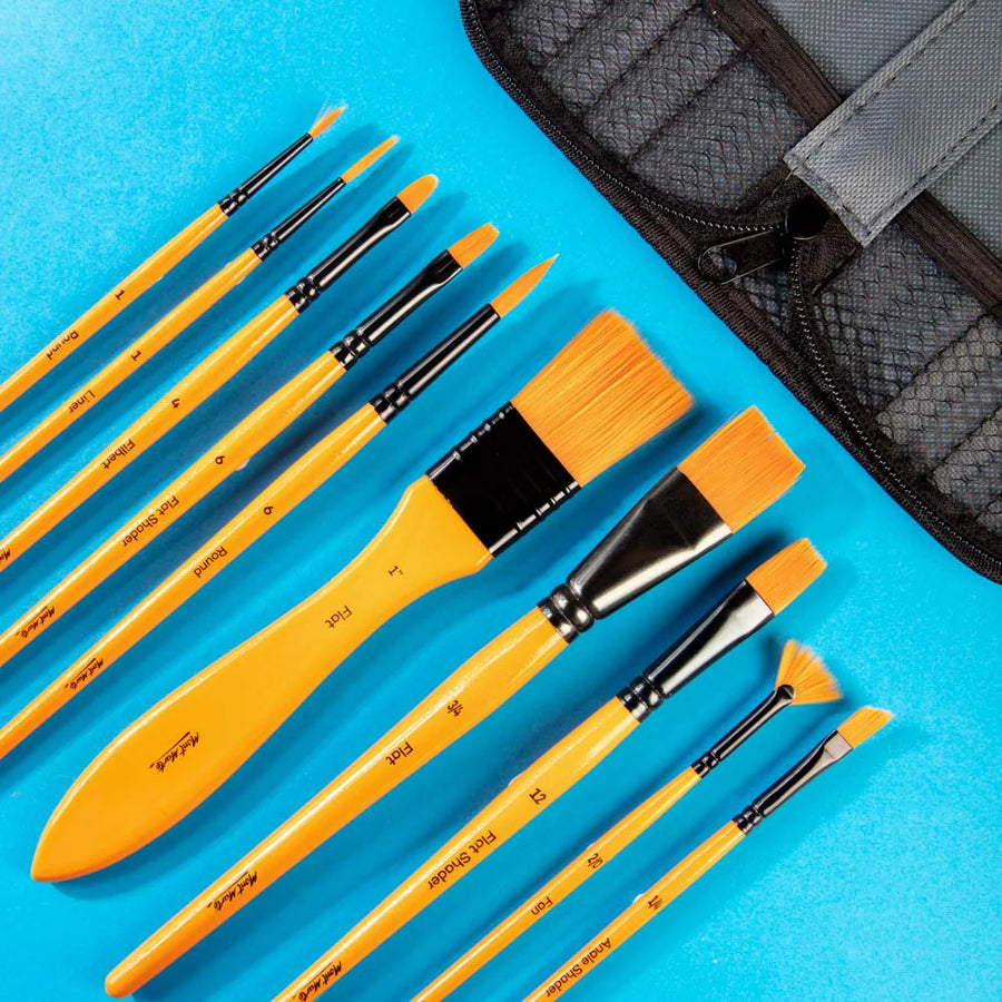Mont Marte - Acrylic Brush Signature Set Of 11