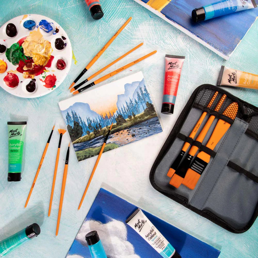 Mont Marte - Acrylic Brush Signature Set Of 11