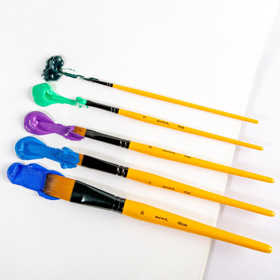 Mont Marte - Acrylic Brushes Signature Set Of 5