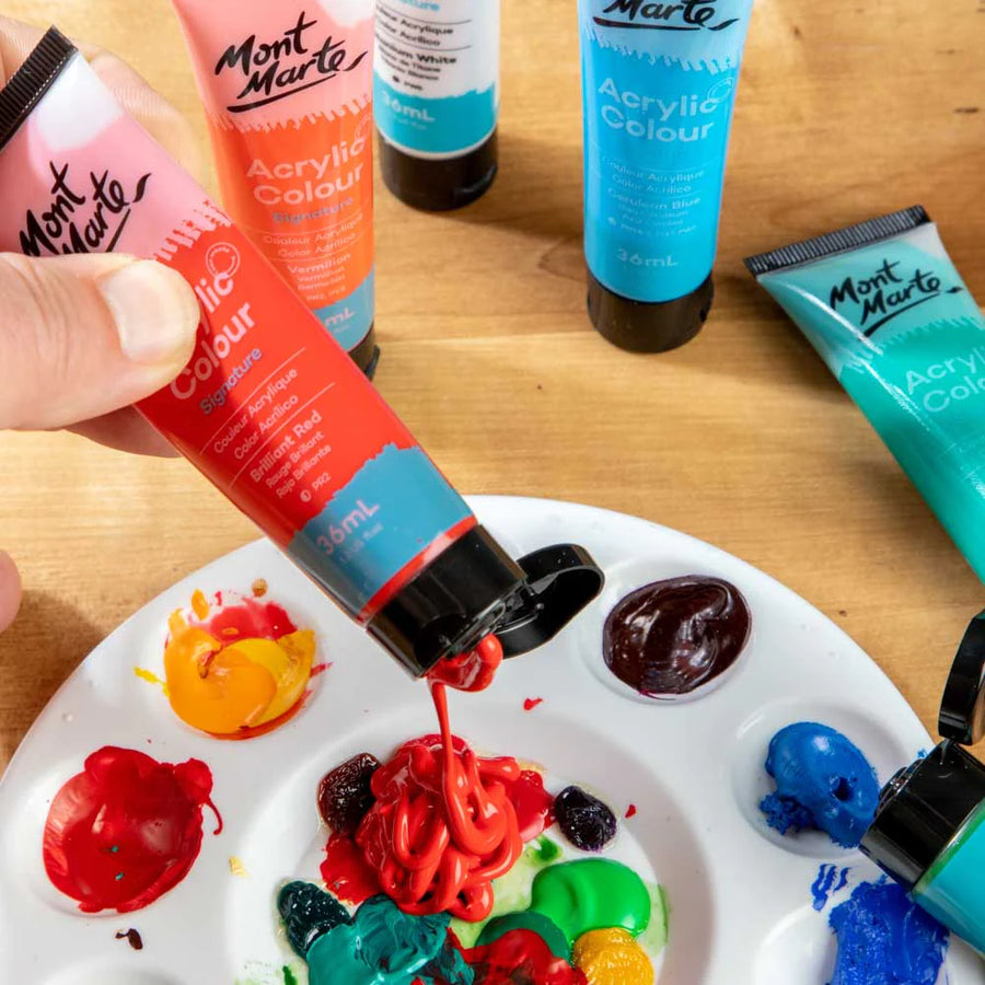 Mont Marte - Acrylic Colour Signature Paint Set 18 ( 36ml )