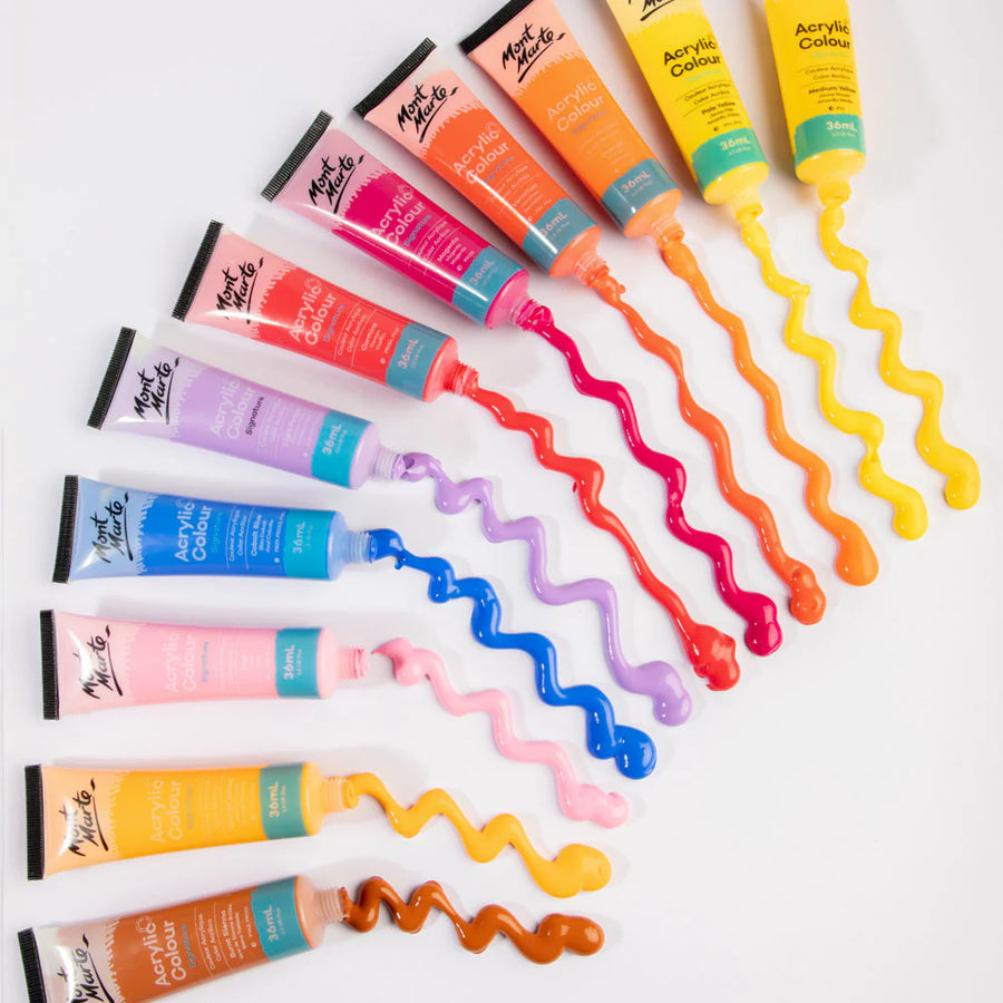 Mont Marte - Acrylic Colour Signature Paint Set 48 (36ml)