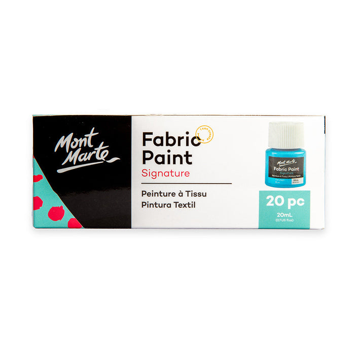Mont Marte Fabric Paint – Signature 20pc x 20ml