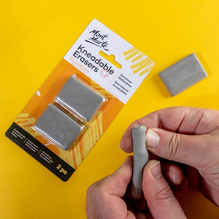 Mont Marte - Kneadable Erasers Set - 2 pcs