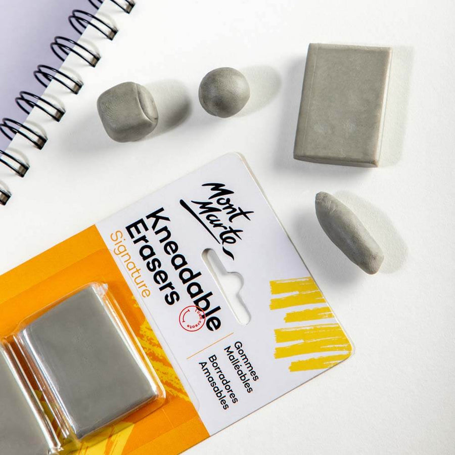 Mont Marte - Kneadable Erasers Set - 2 pcs