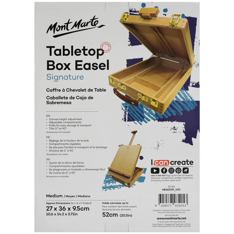 Mont marte - Tabletop Box Easel Signature - Medium