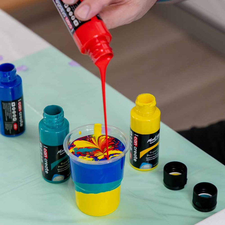 Mont Marte SuperCell Pouring Paint Kit Premium 67pc