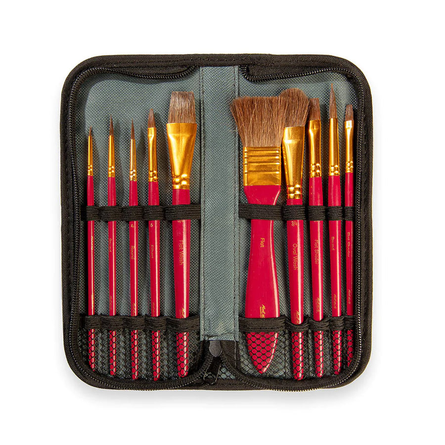 Mont Marte - Watercolour Brush Set Signature Set Of 11