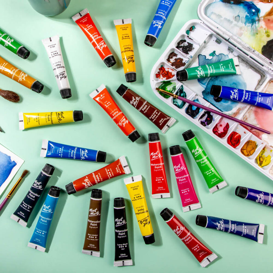 Mont Marte - Watercolour Paints Signature 24pc (12ml)