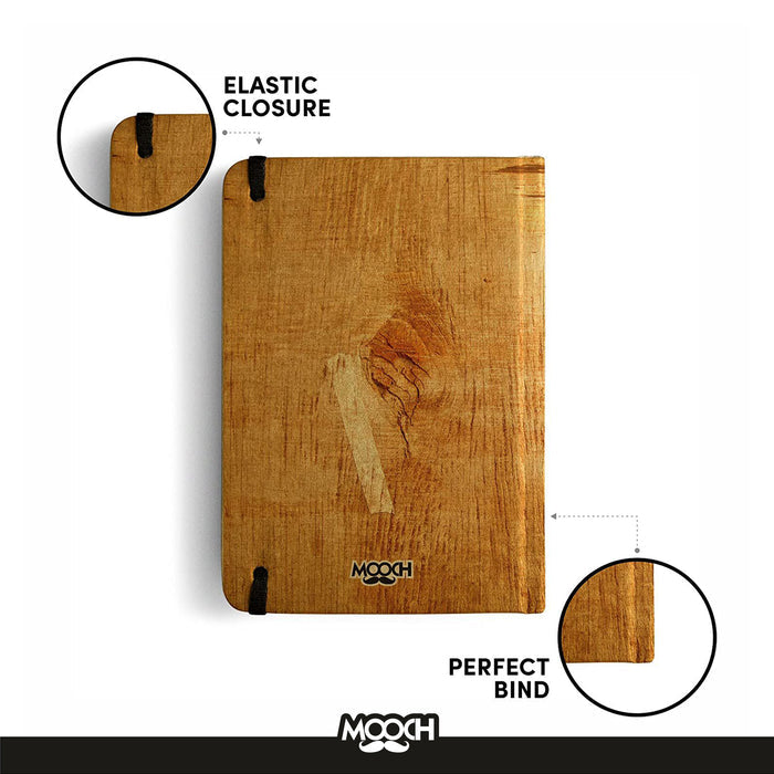 MOOCH – Nerd Girl A5 Plain Diary | Buff Cartridge Paper | 120 GSM