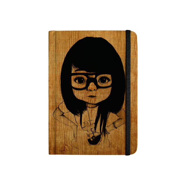 MOOCH – "Nerd Girl" A6 Plain Diary