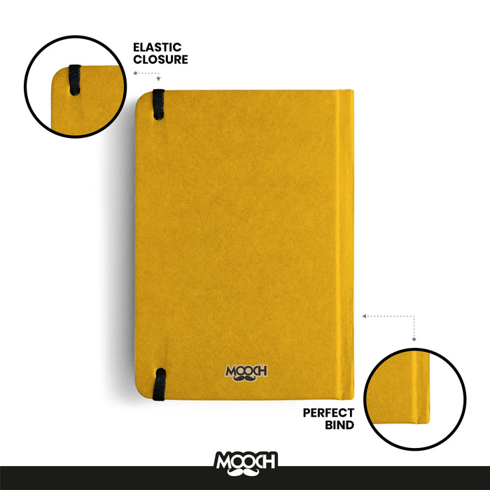 MOOCH – No Bad Vibes A5 Plain Diary | Buff Cartridge Paper | 120 GSM