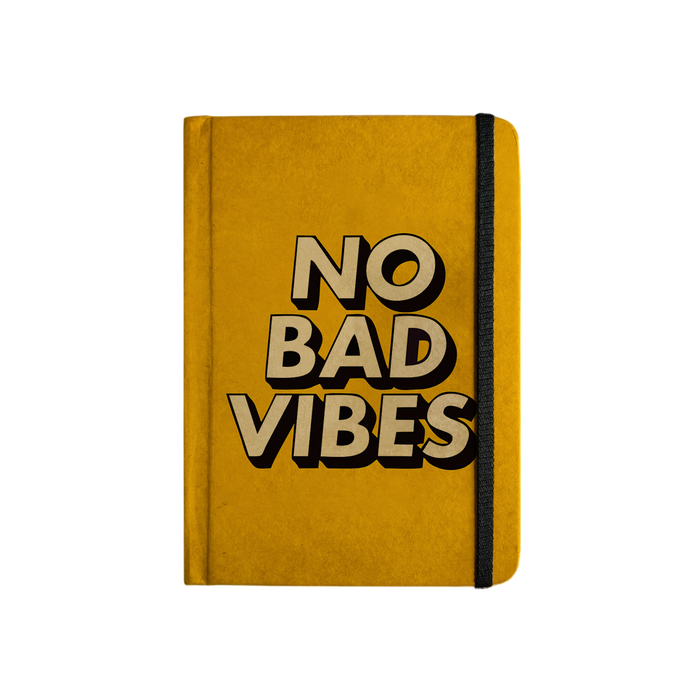 MOOCH – No Bad Vibes A6 Plain Diary | Indian Khaki | 120 GSM