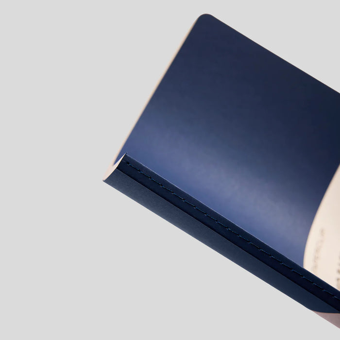 myPAPERCLIP Centre Thread Sewn Notebook – A5 (Blue, 192 Pages)