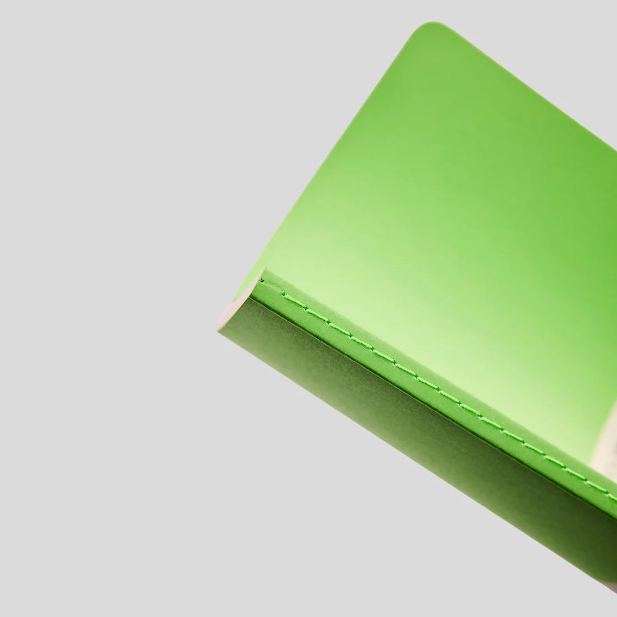 MYPAPERCLIP Centre Thread Sewn Notebook – B5 | 160 Ruled Pages | Green Cover