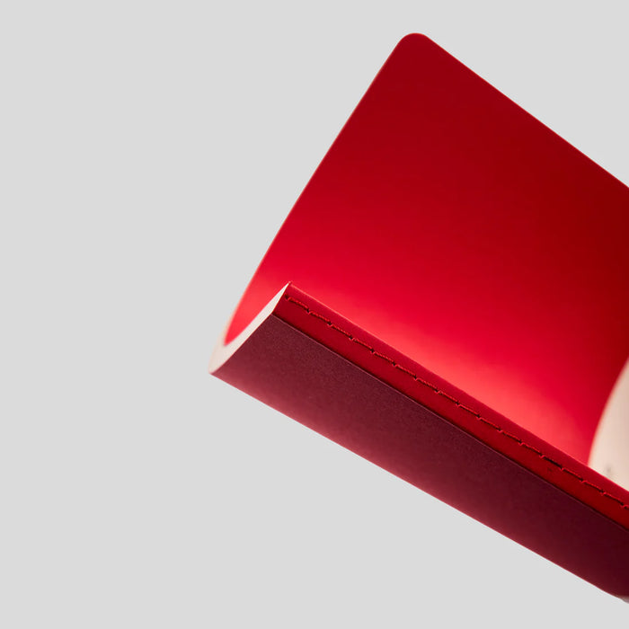 MYPAPERCLIP Notebook – A5 | 192 Ruled Pages | Red Cover | 80 GSM