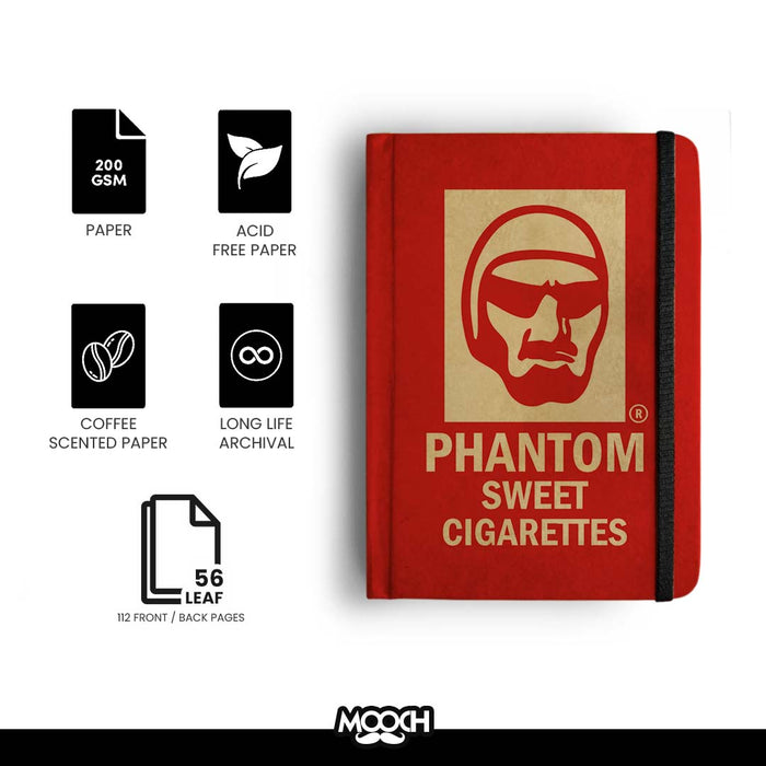 Mooch Handmade Diary “Phantom” – A6 | Buff Cartridge Paper