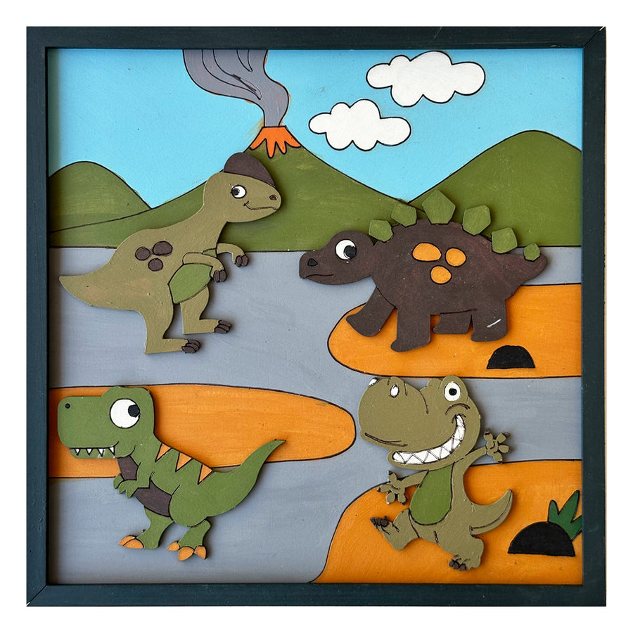 iCraft DIY Jurassic Adventure Painter’s Kit – Fun Dinosaur-Themed