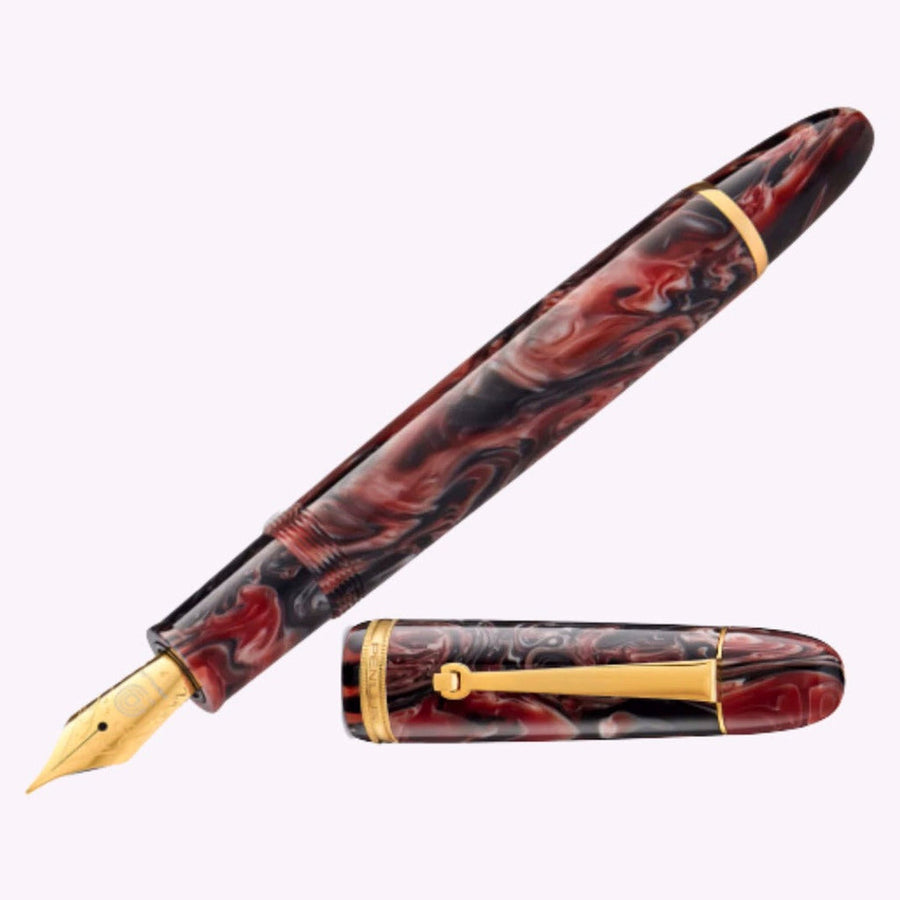 Penlux Masterpiece Grande Wave Marble GT Fountain Pen – Medium Nib