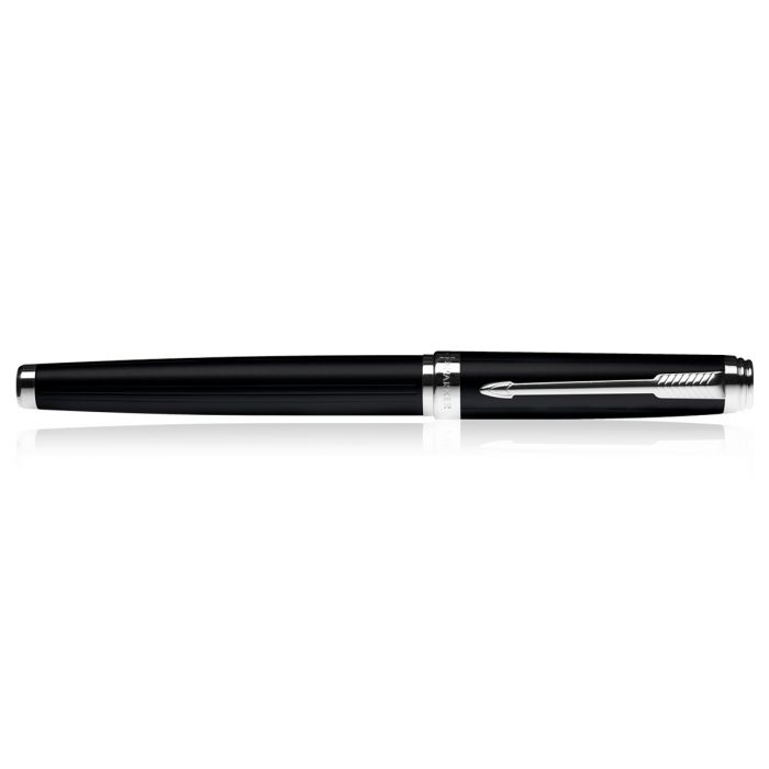 Parker Ambient Lacque Black Chrome Trim Rollerball Pen