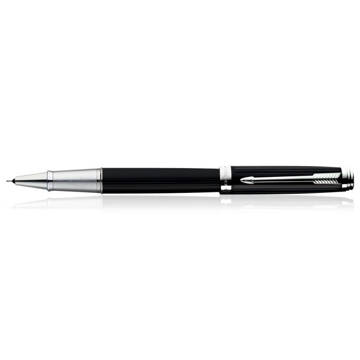 Parker Ambient Lacque Black Chrome Trim Rollerball Pen