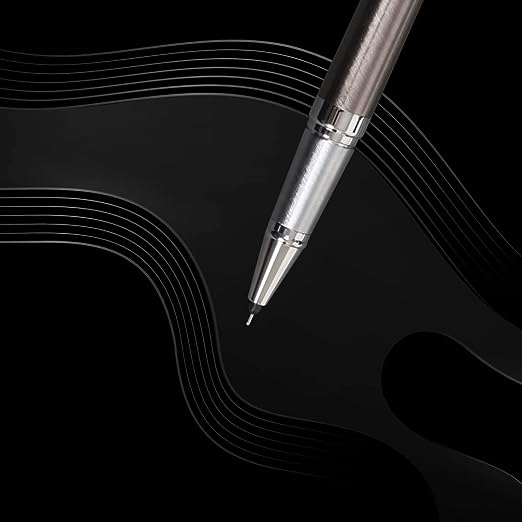 Parker Ambient Gun Metal Chrome Trim Rollerball Pen
