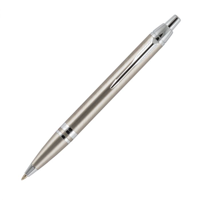 Parker Odyssey Brushed Metal Chrome Trim Ballpoint Pen