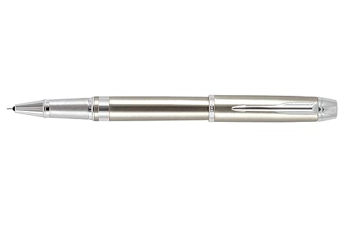 Parker Odyssey Brushed Metal Chrome Trim Rollerball Pen