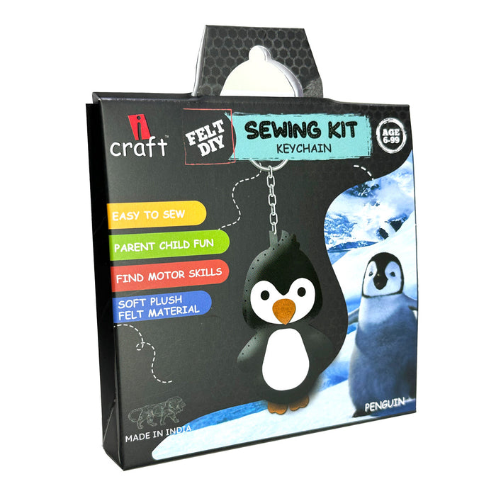 iCraft DIY Felt Keychain – Penguin